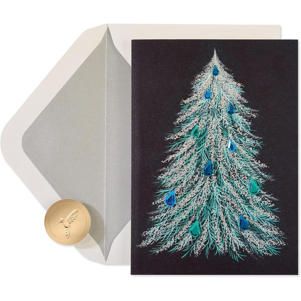 imagePapyrus Christmas Cards Boxed with Envelopes Special Wishes Tree 8Count