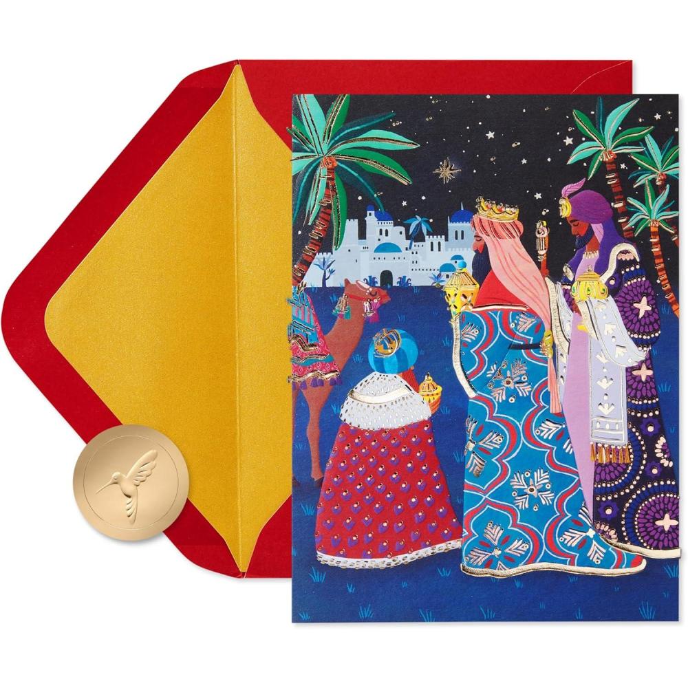 imagePapyrus Religious Christmas Cards Boxed with Envelopes Special Gifts 12CountFSC ARIA WISE MEN