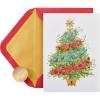 Glitter-Free Christmas Tree with Holiday Ornaments