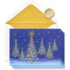 Magical Row of Holiday Christmas Trees