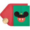Mickey Mouse Holiday Ornament - Glitter Free