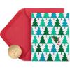 Glitter-Free Pine Trees with Santa