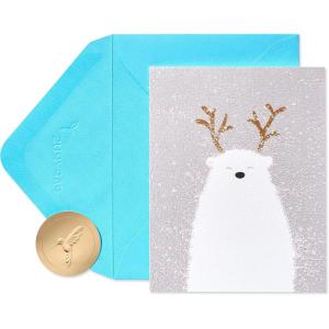 Papyrus Boxed Christmas Cards with Envelopes, Holiday Cheer, Polar Bear (20-Count)(Polar Bear)
