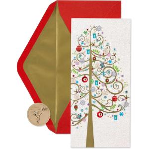 Papyrus Boxed Christmas Cards with Envelopes, Joyful Christmas Celebration, Tree (16-Count)(Joyful Christmas Celebration  Tree)