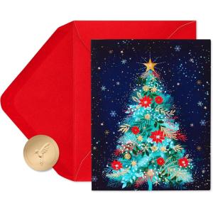 Papyrus Disney Petite Christmas Cards Boxed with Mickey Mouse Design, Includes Envelopes & Signature Hummingbird Seals (20-Count)(multicolor)