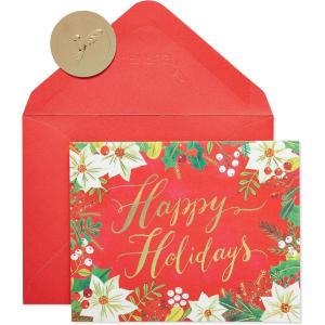 Papyrus Holiday Cards Boxed with Envelopes, Warmest Wishes of the Season, Happy Holidays (20-Count)(Warmest Wishes of the Season  Happy Holidays)