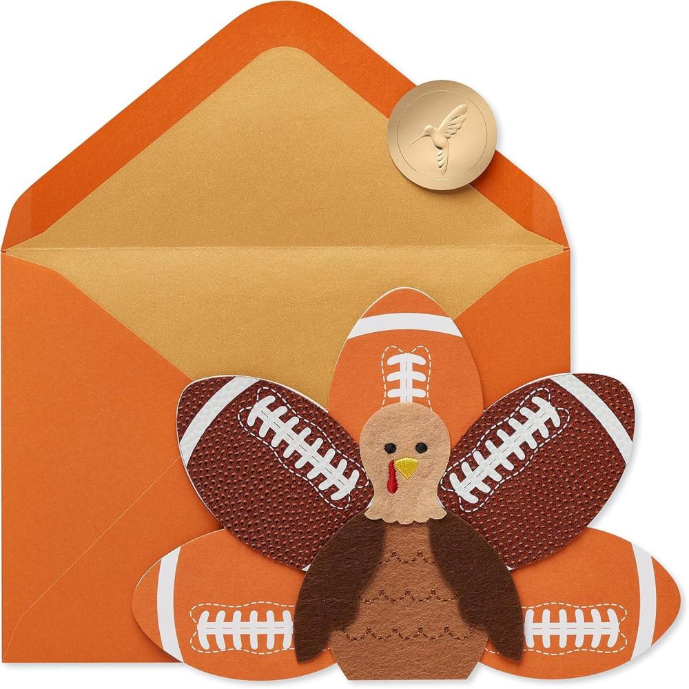 imagePapyrus Thanksgiving Card Football Turkey Grateful for Turkey and TouchdownsGrateful for Turkey and Touchdowns