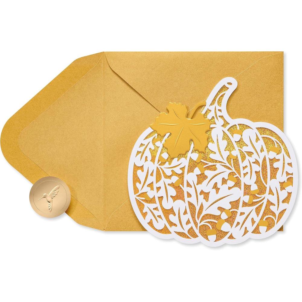 imagePapyrus Thanksgiving Card Thinking of YouPumpkin