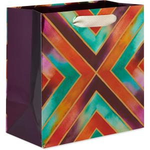 Papyrus 13″ Large Gift Bag (Fall Chevron) for Fall, Thanksgiving, Birthdays, Weddings, Bridal Showers and All Occasions (1 Bag)(Chevron)