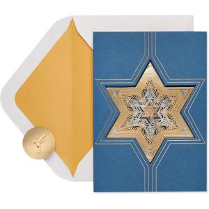 Papyrus Chanukah Card (Warmth, Joy and Tradition)(Happiness and Light)