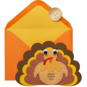 Papyrus Thanksgiving Card (Football Turkey, Grateful for Turkey and Touchdowns)(Let the Gobbling Begin)