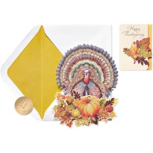 Papyrus Thanksgiving Card (Thinking of You)(Gifts of the Season  Glitter-Free)