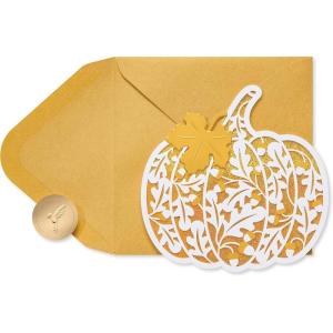 Papyrus Thanksgiving Card (Thinking of You)(Pumpkin)