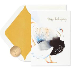 Papyrus Thanksgiving Card (Wonderful Blessings)(Warmth of The Season  Glitter-Free)