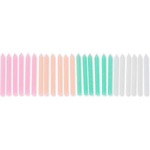 Papyrus Birthday Candles, Stripe & Polka Dot (24-Count)(Pastel)