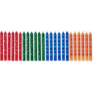 Papyrus Birthday Candles, Stripe & Polka Dot (24-Count)(Striple/ Polka Dot)