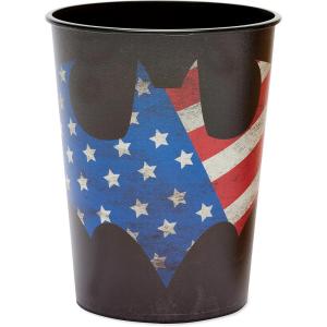 American Greetings Patriotic Batman Party Supplies, Plastic Stadium Cups (8-Count)(Batman Plastic Stadium Cups)