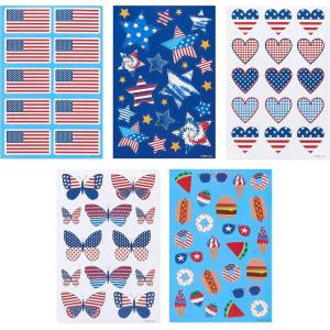 American Greetings Patriotic Batman Party Supplies, Plastic Stadium Cups (8-Count)(Memorial Day)