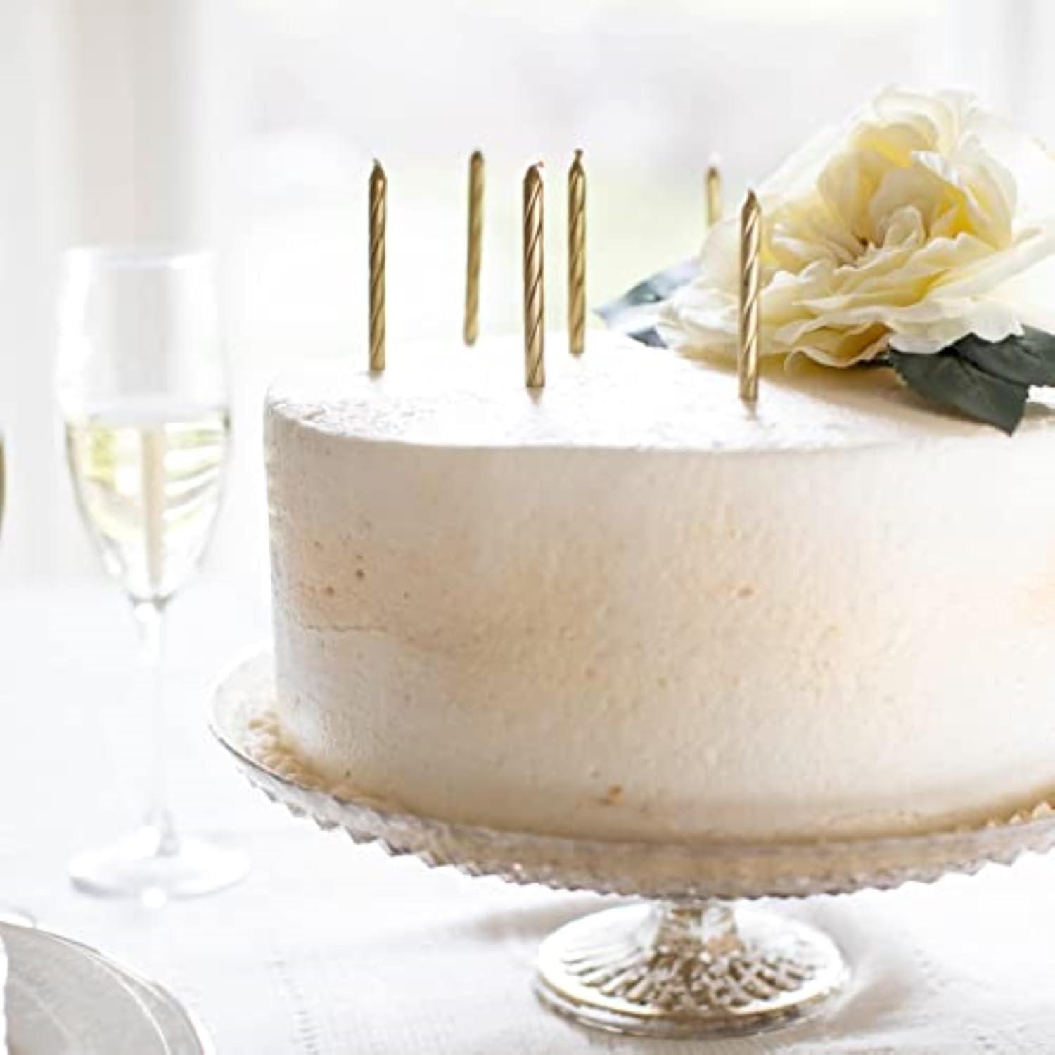 imagePapyrus Birthday Candles Green Yellow Orange ampamp Red Swirl 12CountBlack White Gold