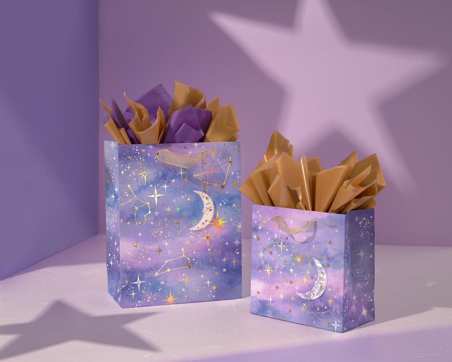 imagePapyrus 13quot Large Gift Bag Celestial Constellations for Birthdays Bridal Showers Anniversaries and All Occasions 1 Bag