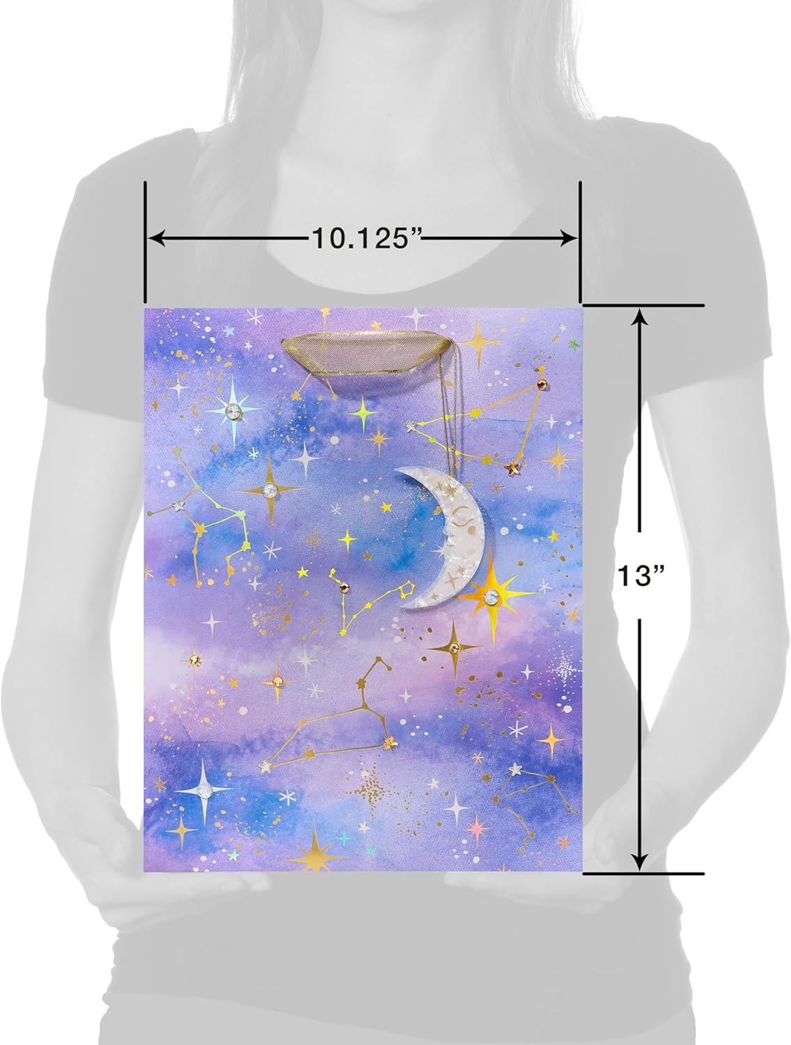 imagePapyrus 13quot Large Gift Bag Celestial Constellations for Birthdays Bridal Showers Anniversaries and All Occasions 1 Bag
