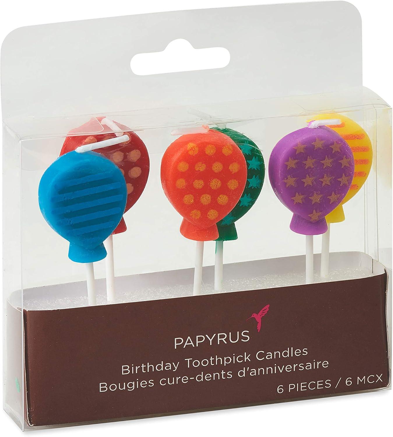 imagePapyrus Birthday Candles Ombr 24CountBalloons