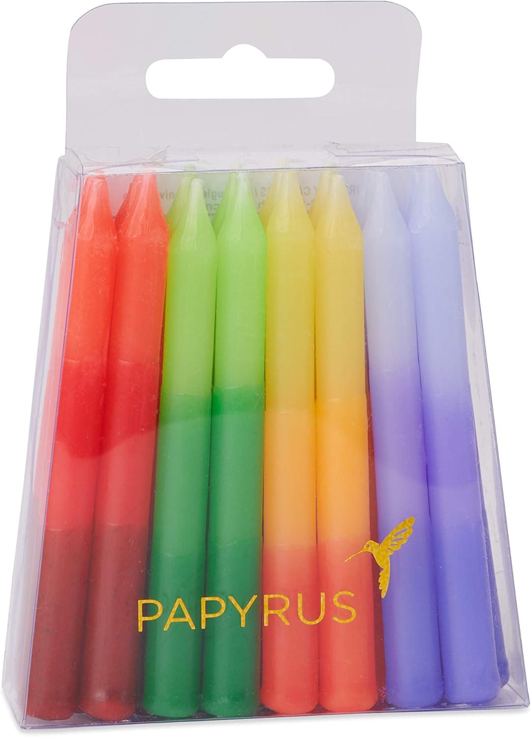 imagePapyrus Birthday Candles Ombr 24CountOmbre