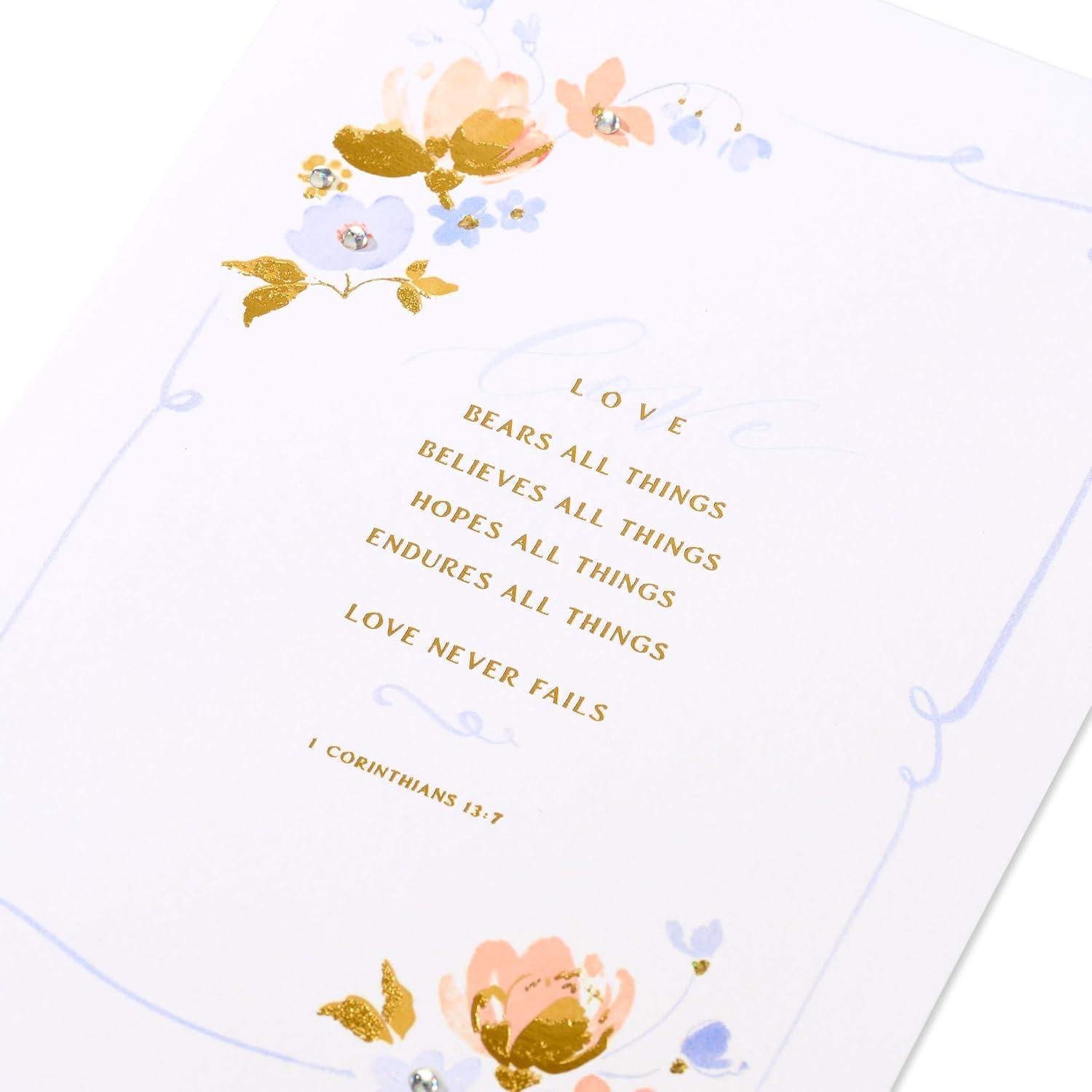 imagePapyrus Wedding Card Designed by Bella Pilar Happy Years TogetherFSC Love Never Fails