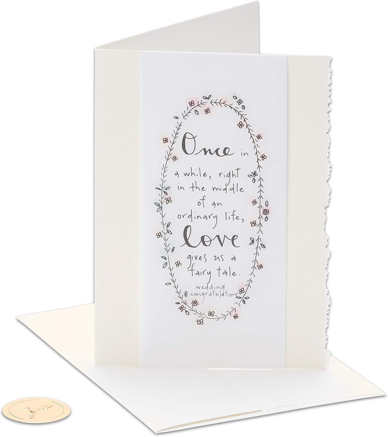 imagePapyrus Wedding Card Make Your Lives BrighterFairy Tale
