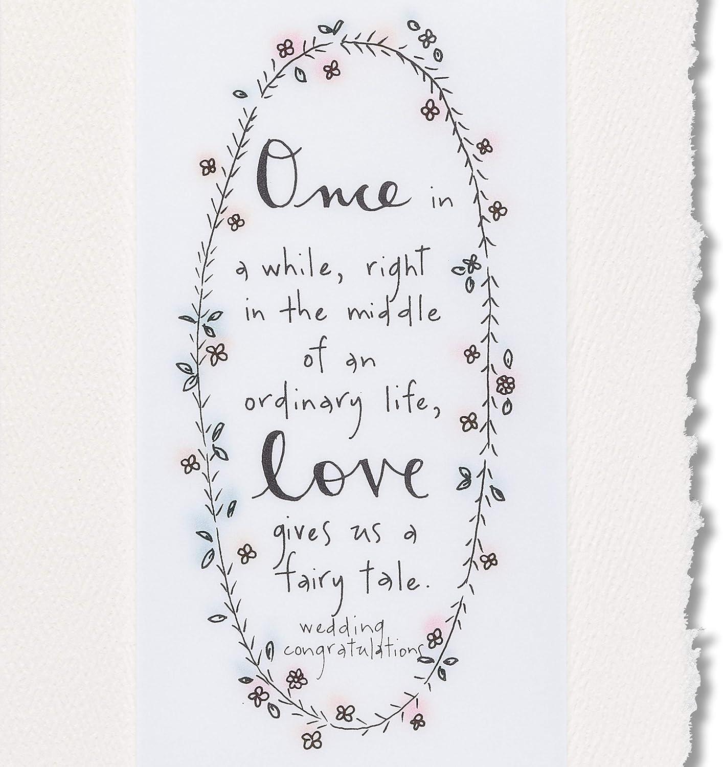 imagePapyrus Wedding Card Make Your Lives BrighterFairy Tale