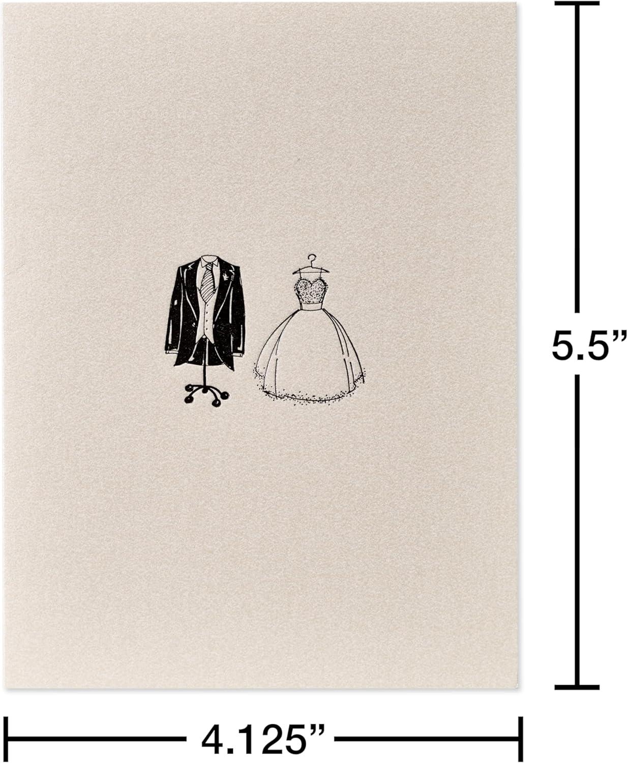 imagePapyrus Wedding Card Make Your Lives BrighterOff white and Grey