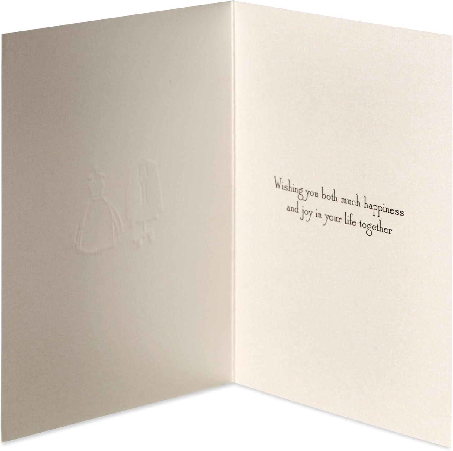 imagePapyrus Wedding Card Make Your Lives BrighterOff white and Grey