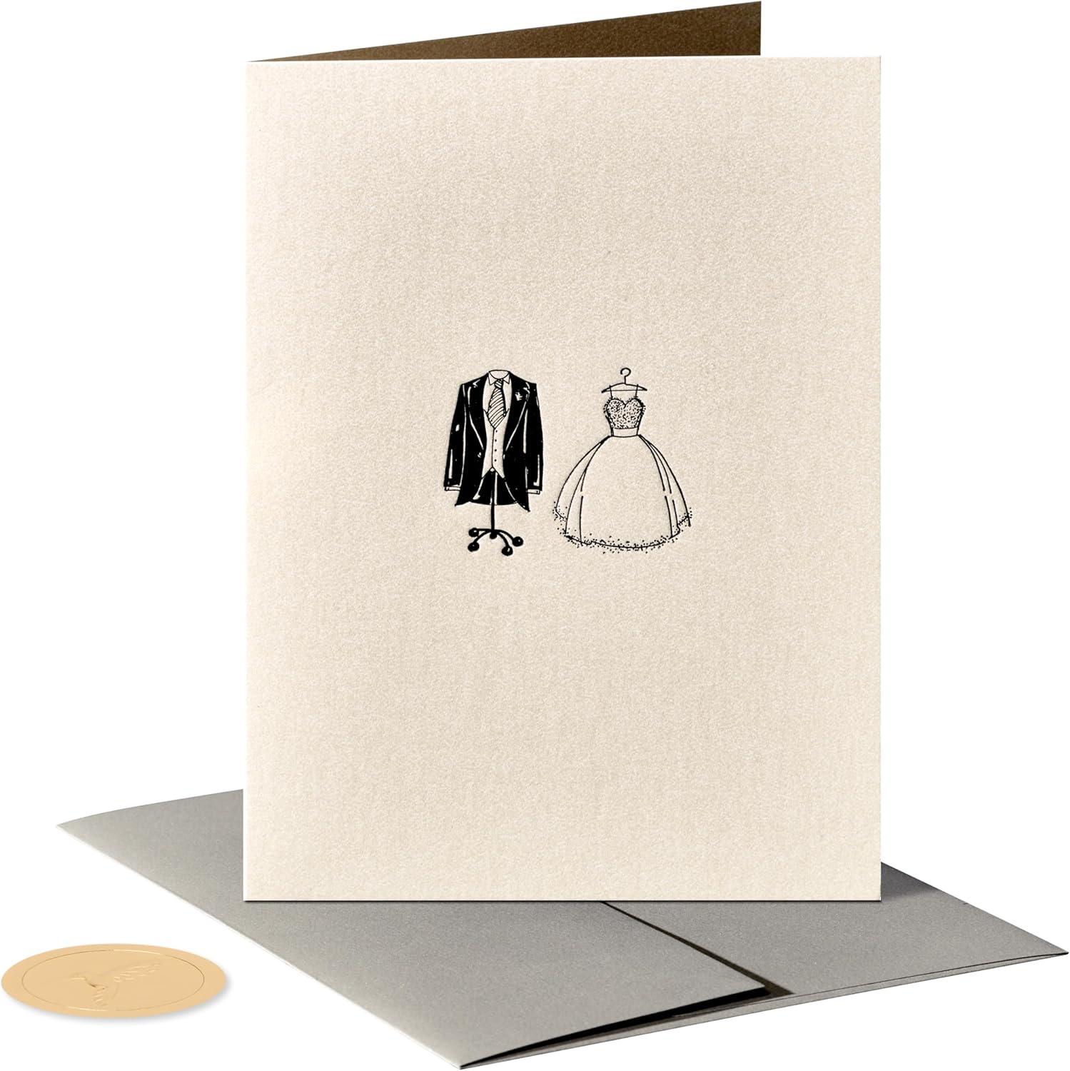 imagePapyrus Wedding Card Make Your Lives BrighterOff white and Grey
