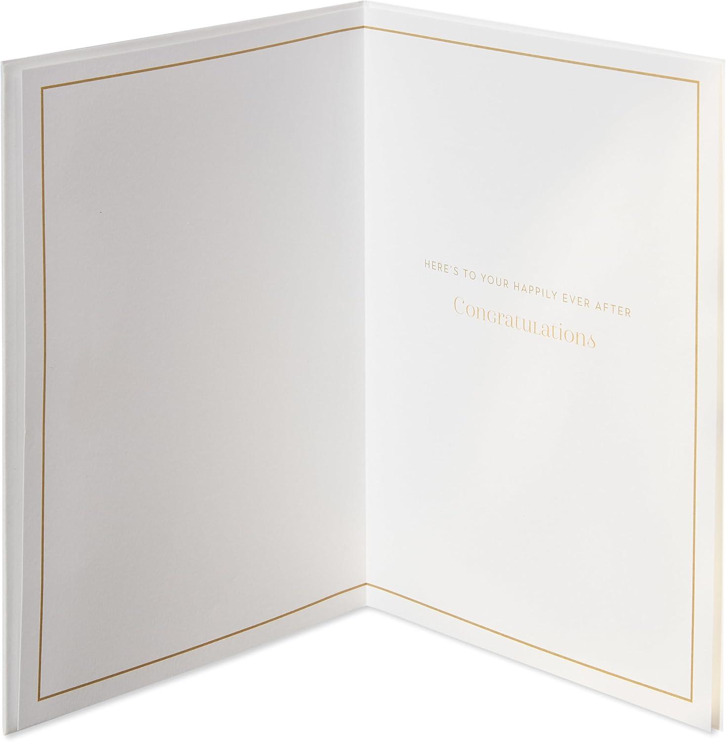 imagePapyrus Wedding Card Warmest WishesFSC Lasercut Castle