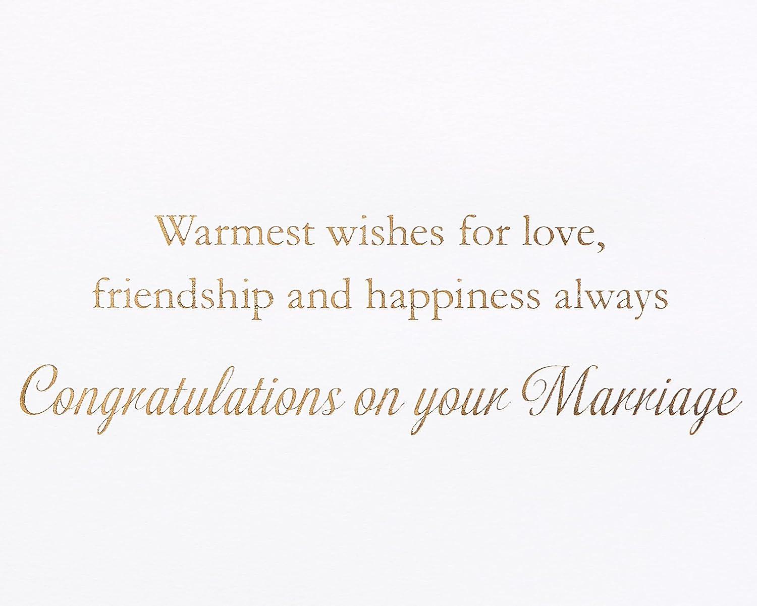 imagePapyrus Wedding Card Warmest WishesWarmest Wishes