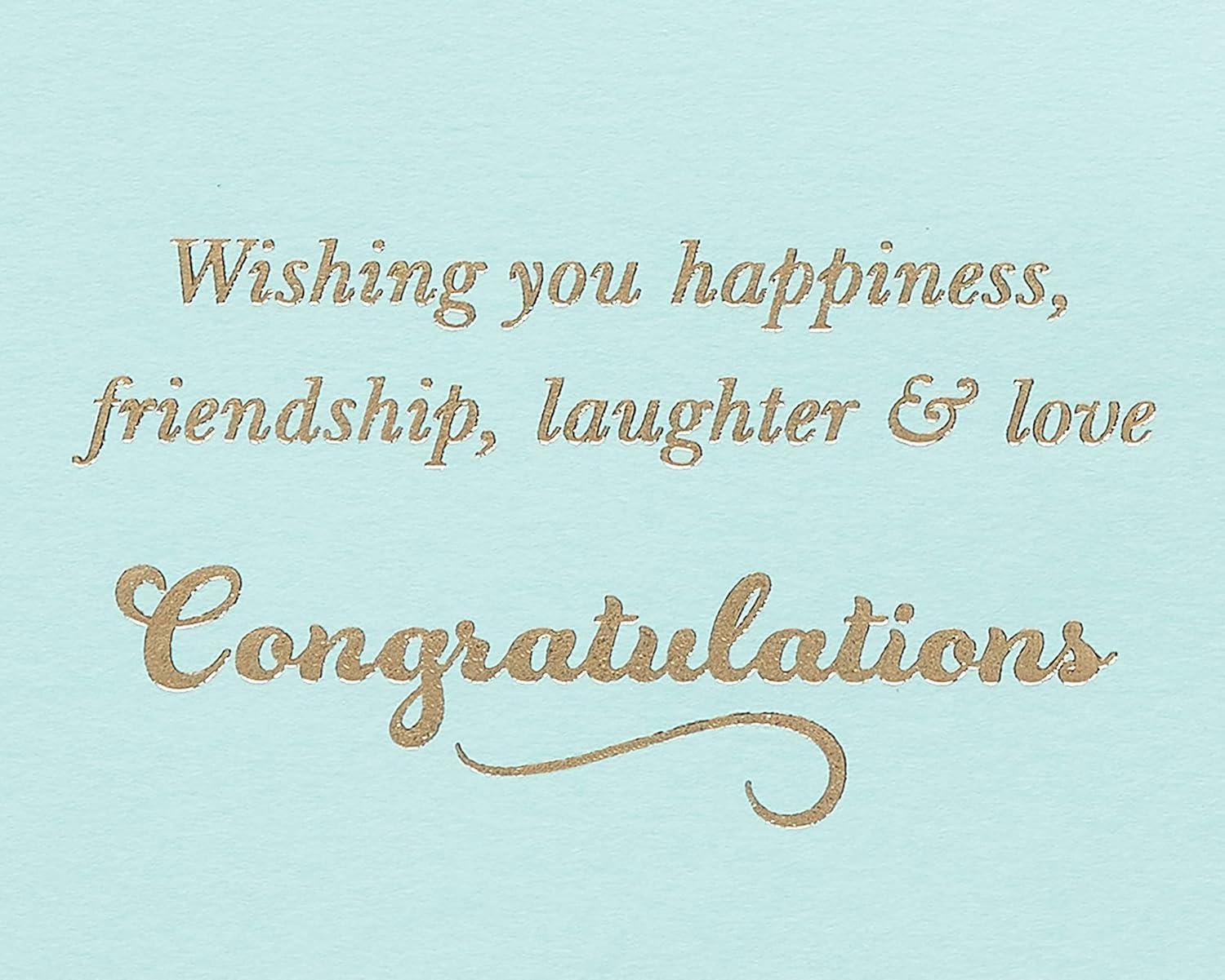 imagePapyrus Wedding Card Wedding Day WishHappiness Friendship Laughter Love