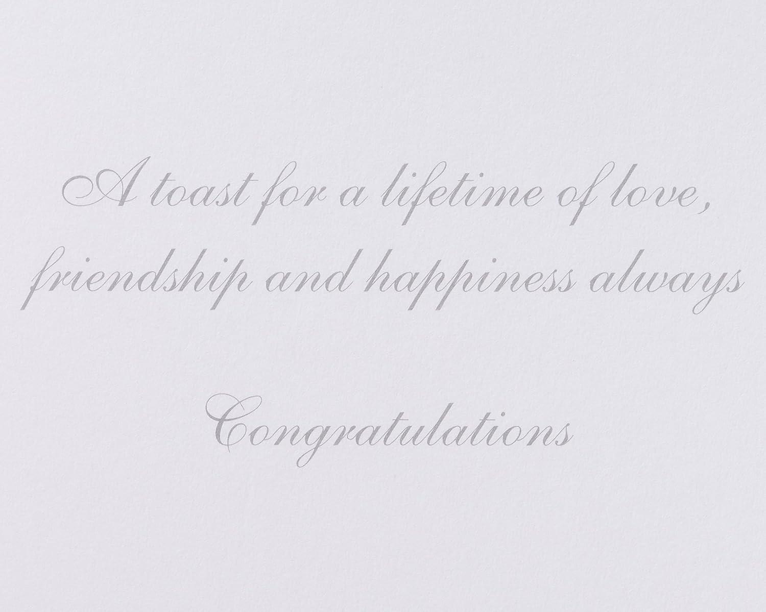 imagePapyrus Wedding Card Wonderful Life TogetherToast for a Lifetime