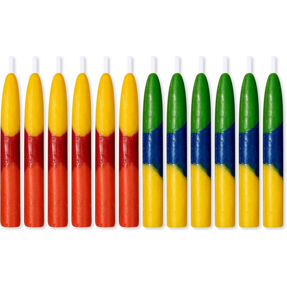 imagePapyrus Birthday Candles Multicolored 12CountLayered Primary Colors