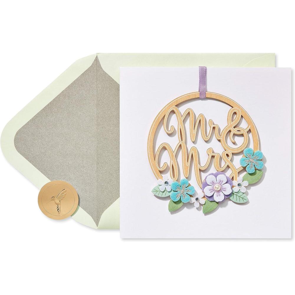 imagePapyrus Wedding Card Wonderful Life TogetherMr and Mrs