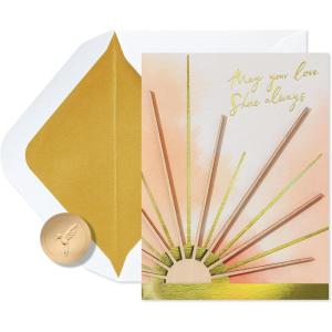 Papyrus Wedding Card (Make Your Lives Brighter)(FSC Sun Rays)