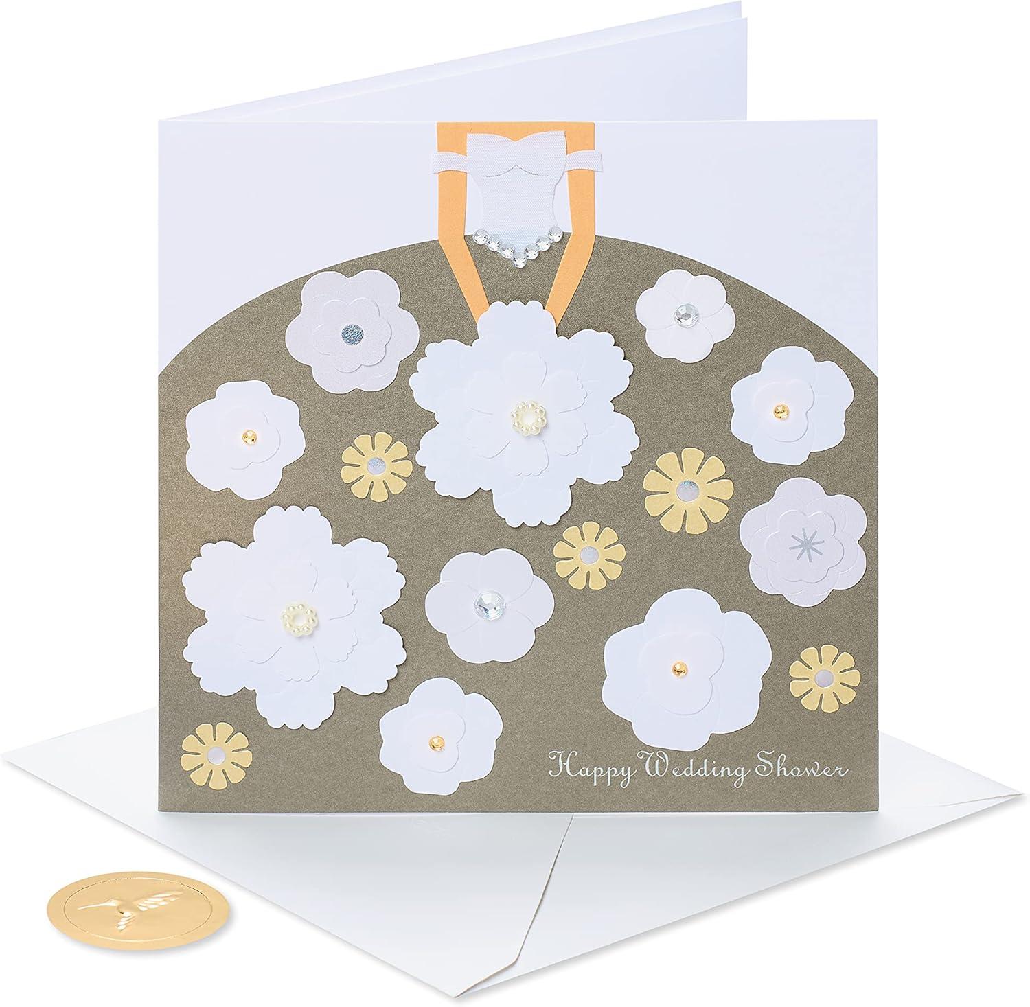 imagePapyrus Wedding Shower Card for the BridetoBe Happiest Wedding ShowerLifetime of Happiness