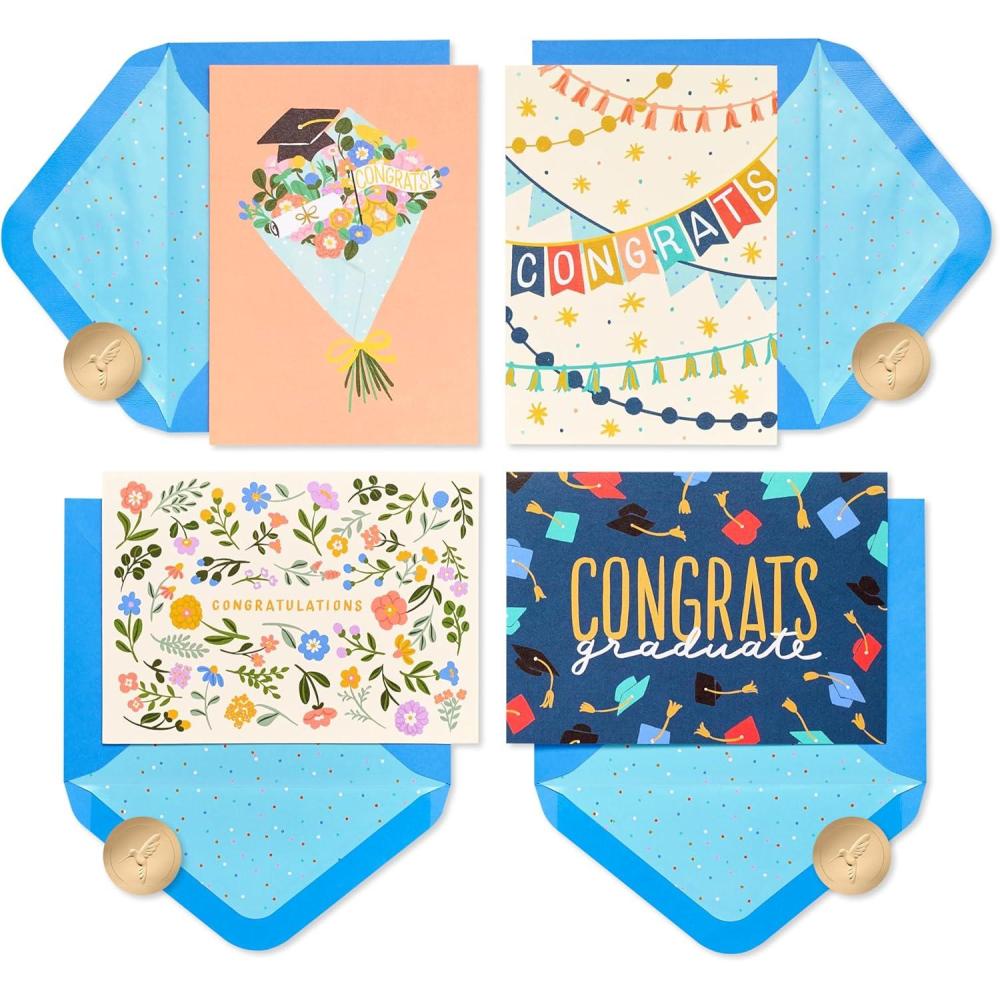 imagePapyrus Congratulations Card Assortment with Decorative Box 6CountFSC LG KPSK GRAD THANK YOU