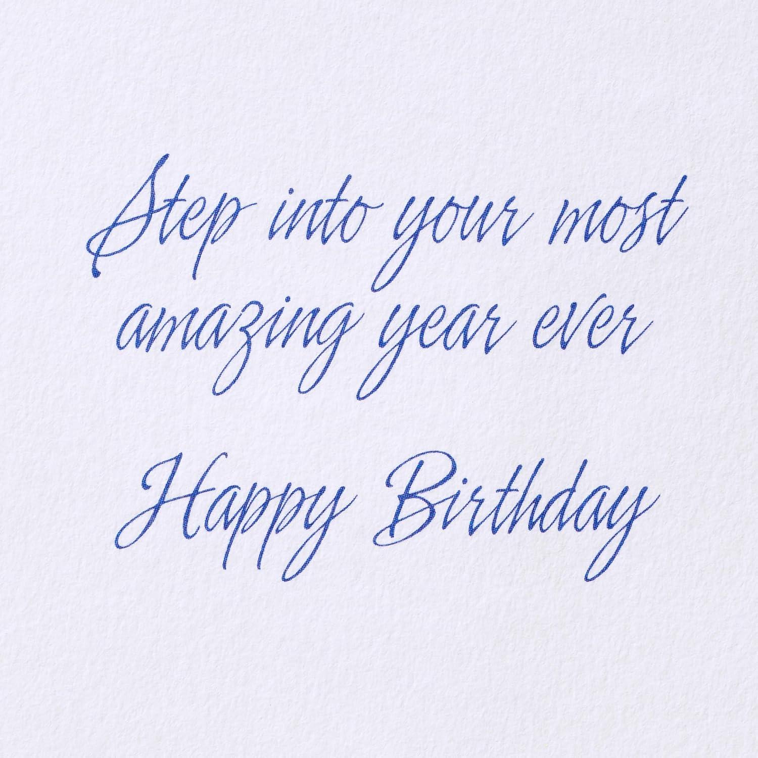 imagePapyrus Birthday Card for Her Most Amazing YearFashion Feather Heels