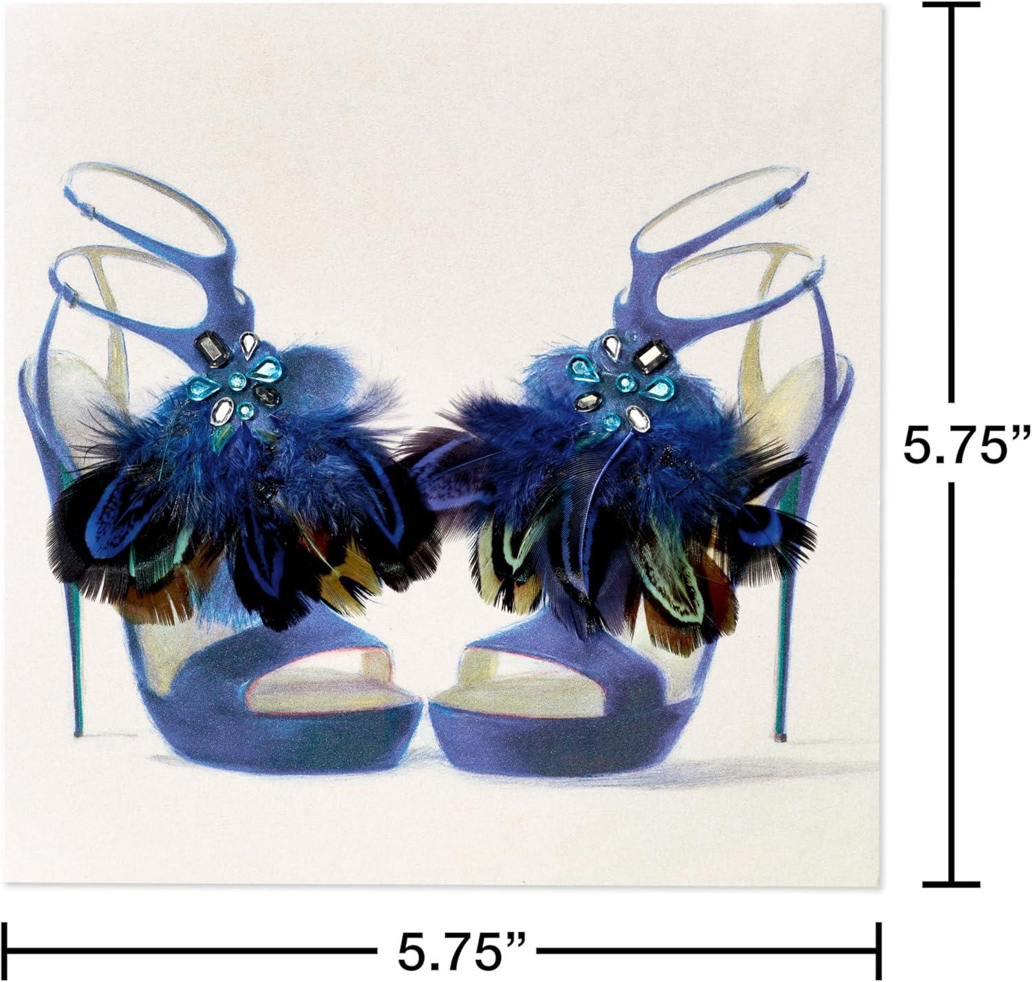 imagePapyrus Birthday Card for Her Most Amazing YearFashion Feather Heels