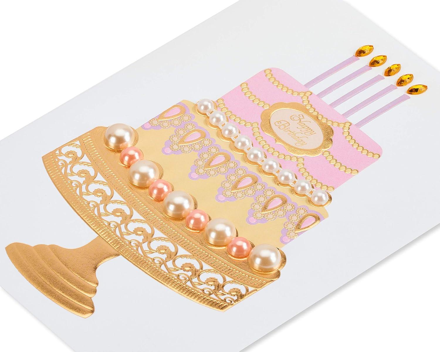 imagePapyrus Birthday Card for Her Sweetest Kind of DayPearl Birthday Cake