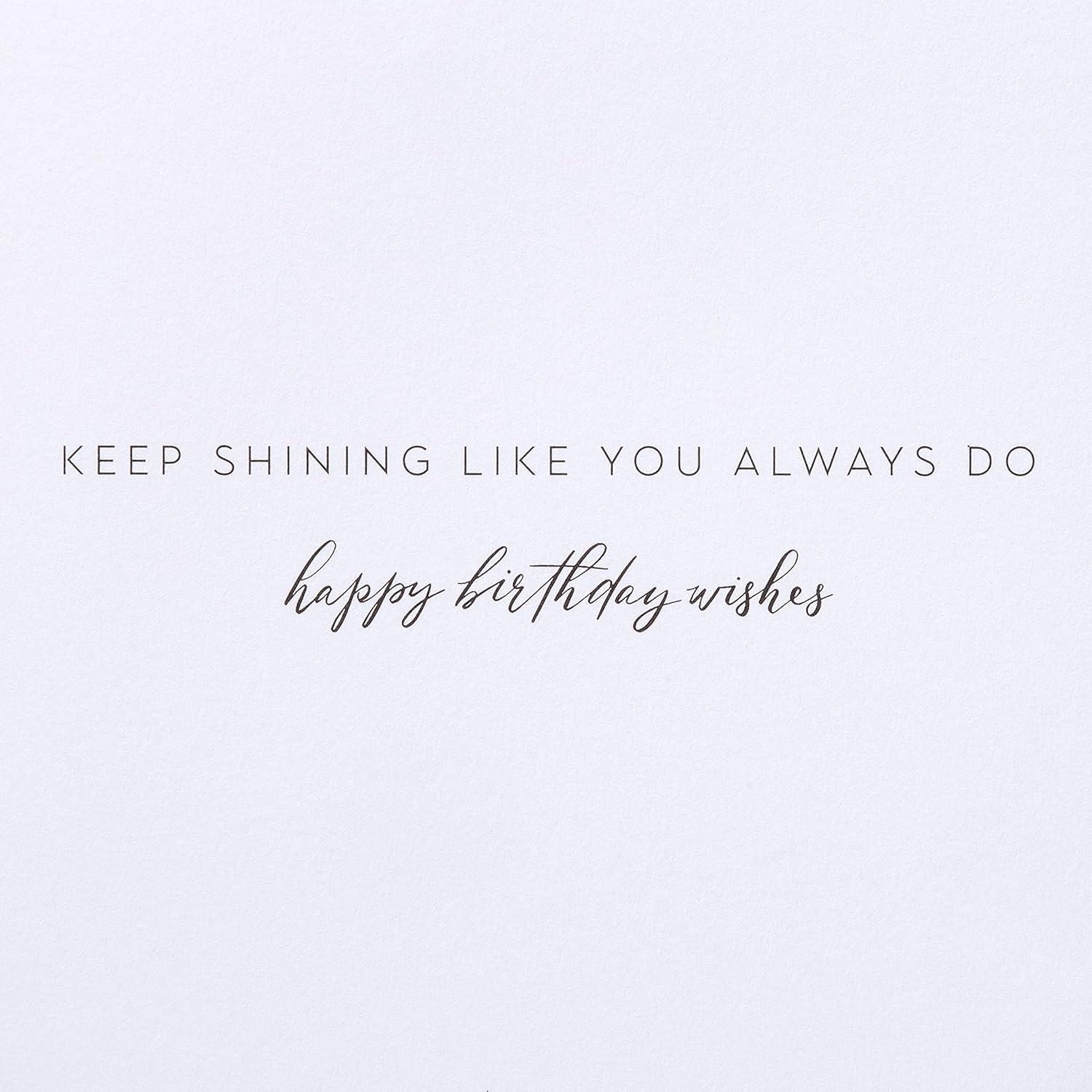 imagePapyrus Birthday Card with Earrings for Her Jewelry by Papyrus Collection Keep ShiningKeep Shining