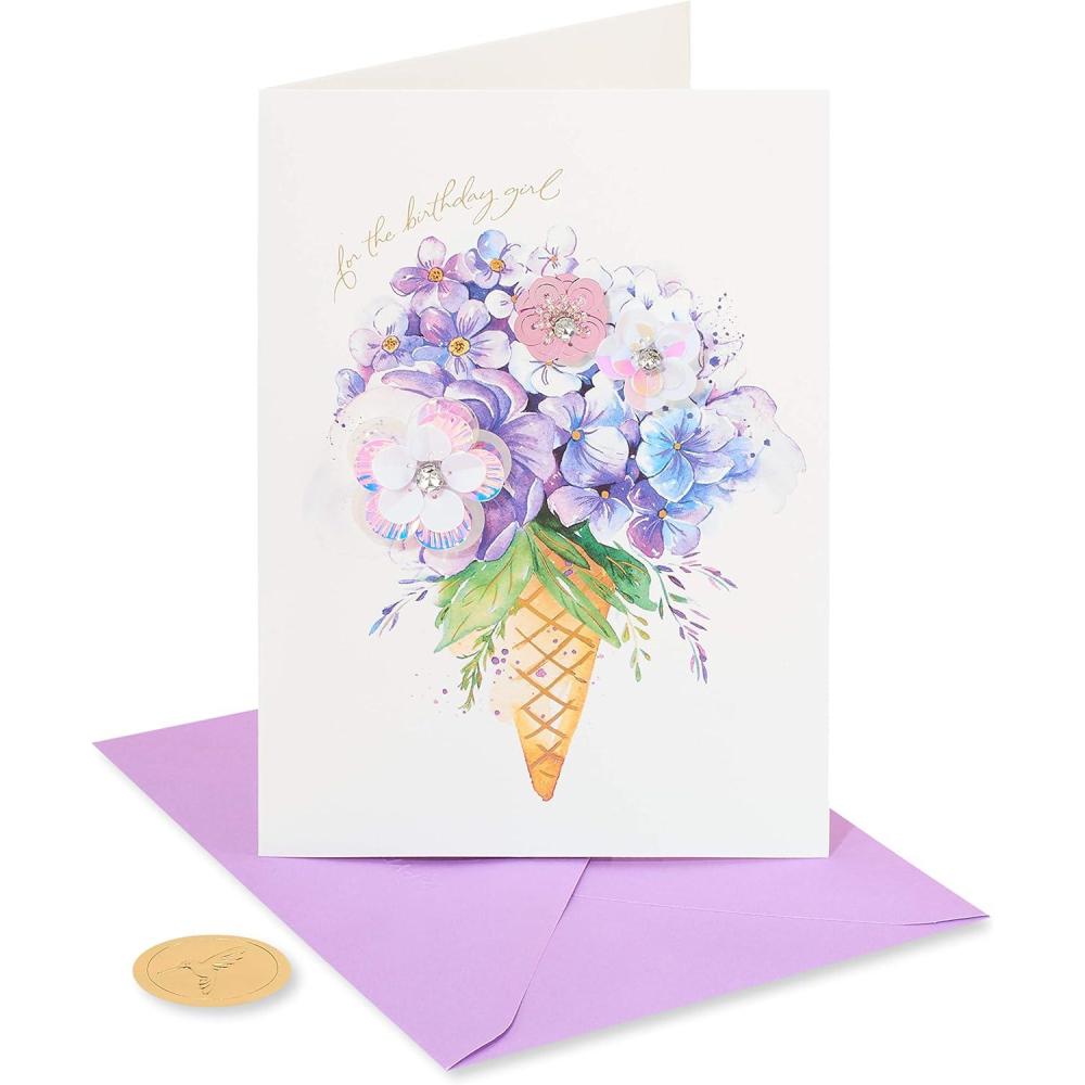 imagePapyrus Birthday Card for Her Bouquet Full of Sweet Wishes