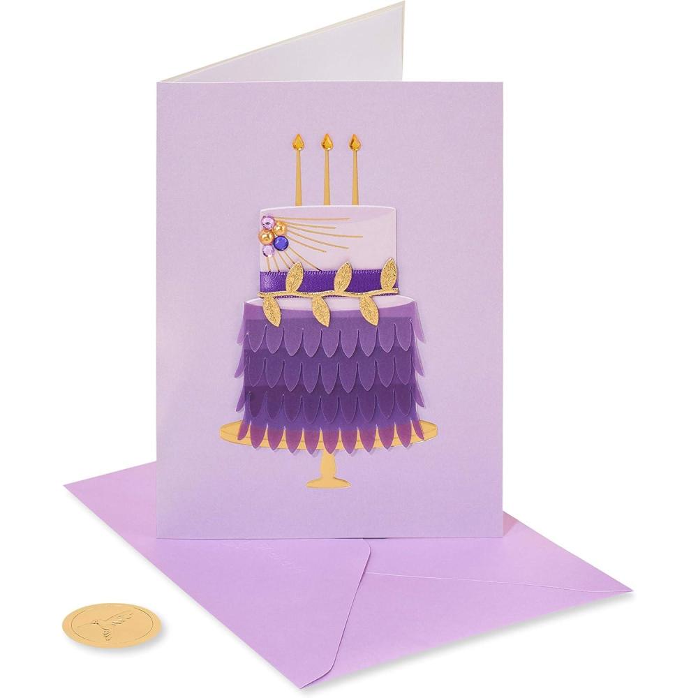 imagePapyrus Funny Birthday Card for Her Making HistoryFeather Cake