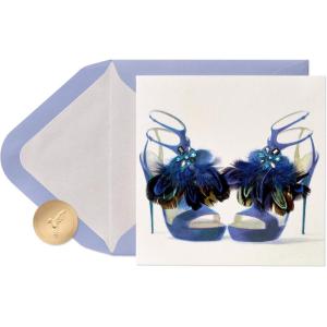 Papyrus Birthday Card for Her (Most Amazing Year)(Fashion Feather Heels)