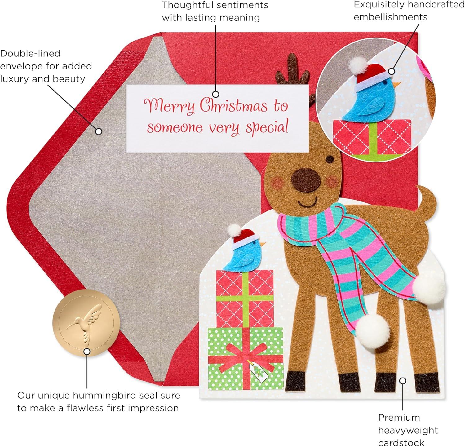 imagePapyrus Cute Reindeer Christmas Card for Kids  Perfect for Son Daughter or Grandchild Someone Very Special